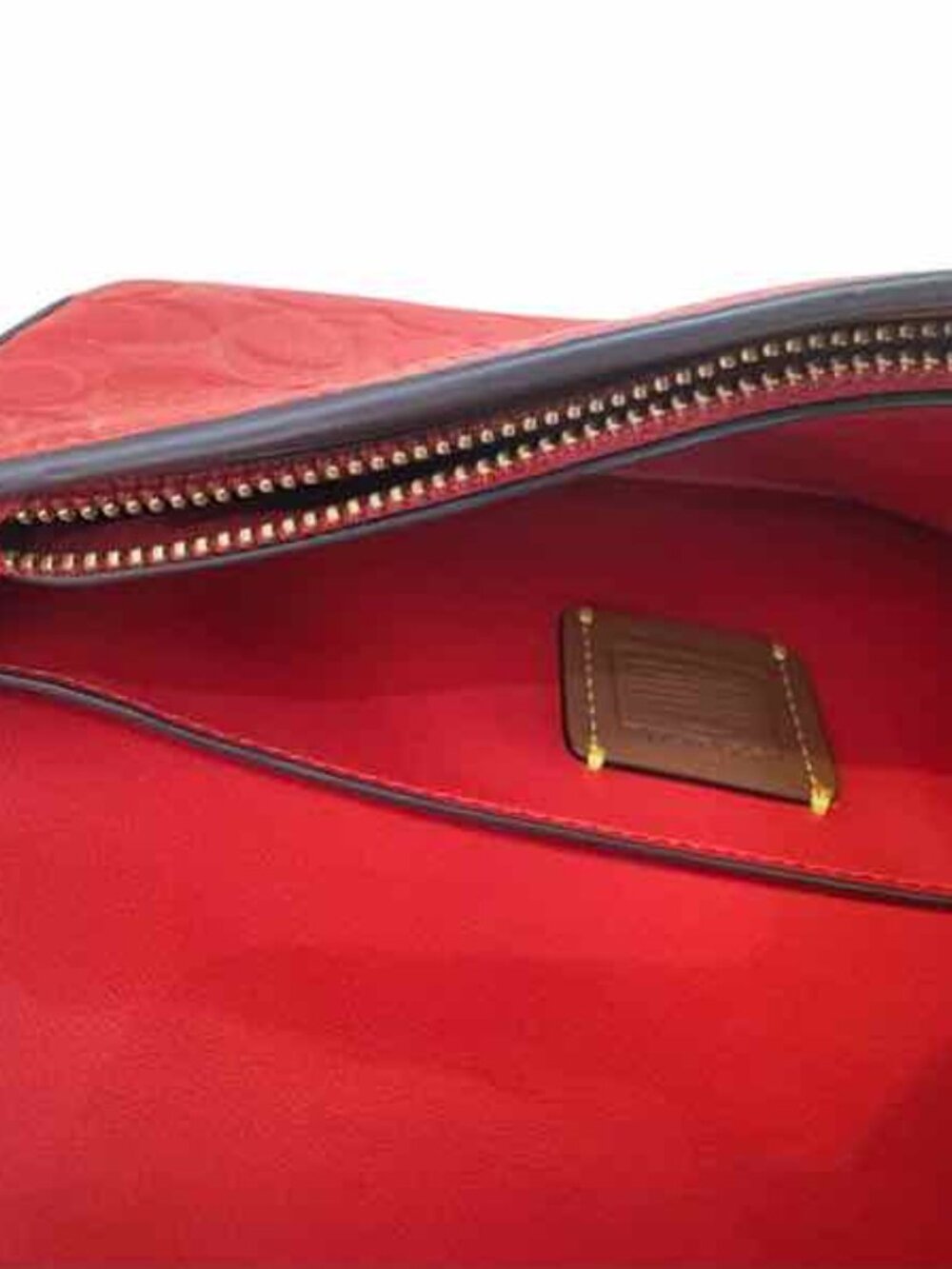 Coach Red Handbag - Picture 7 of 12